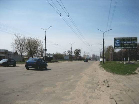 Фото рекламной плоскости по адресу Вул. Леваневського біля зупинки з-ду "ГТВ"