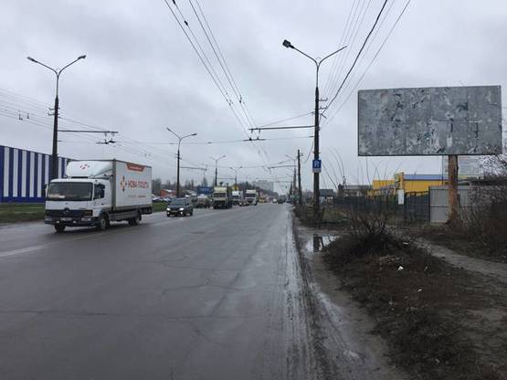 Фото рекламной плоскости по адресу вул. Леваневського перехрестя з вул. Кагарлицькою (біля Епіцентру, напрямок виїзд з міста)+ 400 грн поклейка