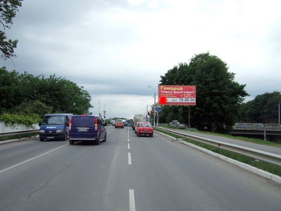 Фото рекламной плоскости по адресу вул.Толстого - вул.Грушевського (зі сторони КПП). неподалік: велика стоянка (в центр, на ринки)