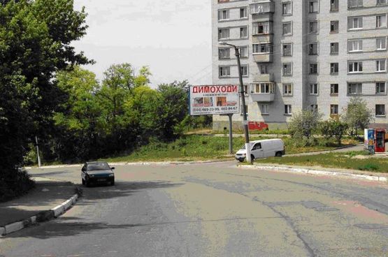 Фото рекламной плоскости по адресу ул. Соборная, 68, (центральная улица города)  к жилмассиву Заречье