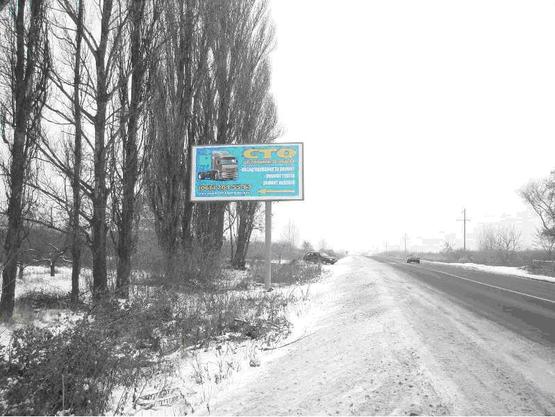 Фото рекламной плоскости по адресу г.Фастов Окружная дорога между ул.Великоснитынская и ул.Якубовского. 500 м от перекрестка с ул.Якубовского