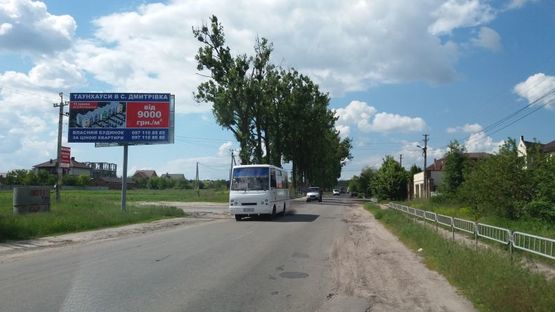 Фото рекламної площини за адресою с. Білогородка перех. вул. Київська та Ярославська