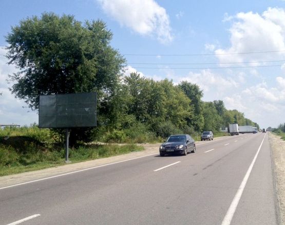 Фото рекламной плоскости по адресу Західний обхід м. Львова, км 10+350 ліворуч. Гот. ГАЛІЦІЯ