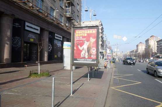 Фото рекламной плоскости по адресу Велика Васильківська вул.,  2 (магазин "Damianі",  "Arena-city")