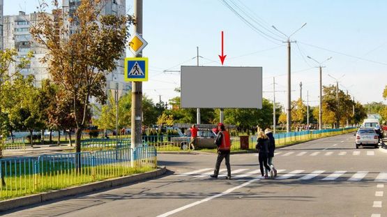 Фото рекламной плоскости по адресу s095А,просп. Миру - пров. Вільний (біля маг. Брусничка)