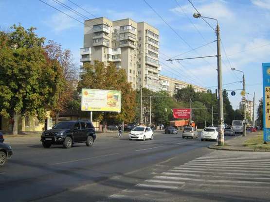Фото рекламної площини за адресою ул. 25 Чапаевской дивизии - ул. Варненская, 20