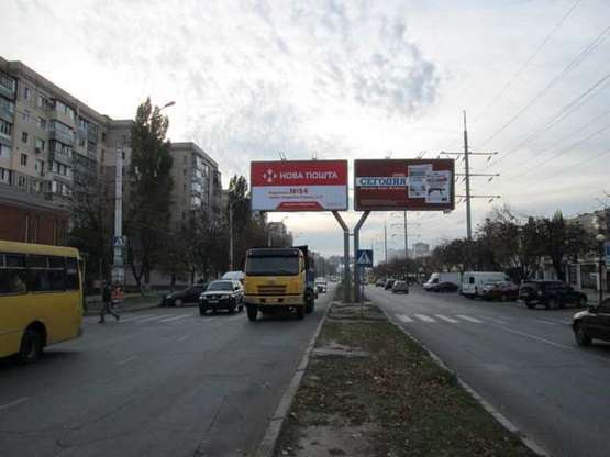 Фото рекламної площини за адресою пр-т Ак.Глушко, 1/3а (на 7 ст. Люстдорфської дор. (ліва))