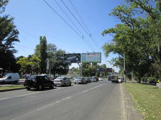 Фото рекламної площини за адресою пр-т Ак.Глушко, 25 - ул. Ильфа и Петрова Чебурашка (на м. Ильичевск)
