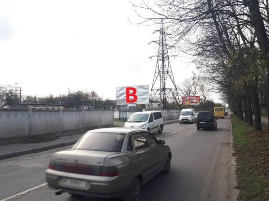 Фото рекламной плоскости по адресу вул. Шевченка, 139 (в сторону Рясне)