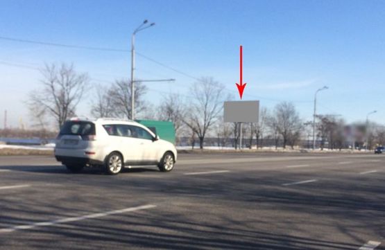 Фото рекламной плоскости по адресу 099Б,вул.Набережна Заводська - вул. Павлова в центру, речпорт