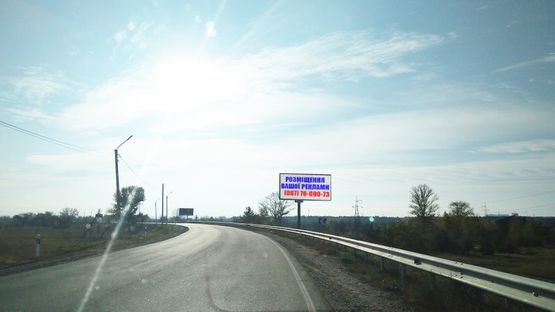 Фото рекламної площини за адресою Трасса Р-69, 800 м. после поворота на массив "Межречье", слева