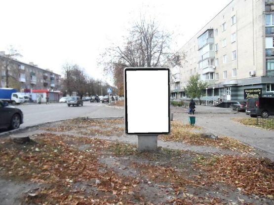 Фото рекламної площини за адресою г.Фастов, ул.Соборная, 34, Вечерний рынок