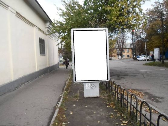 Фото рекламной плоскости по адресу г.Фастов, ул.Интернациональная, м-н Фокстрот