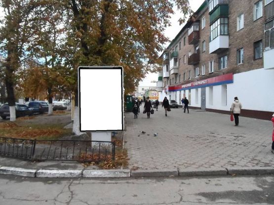 Фото рекламної площини за адресою г.Фастов, ул.Соборная, 51 Еко Маркет