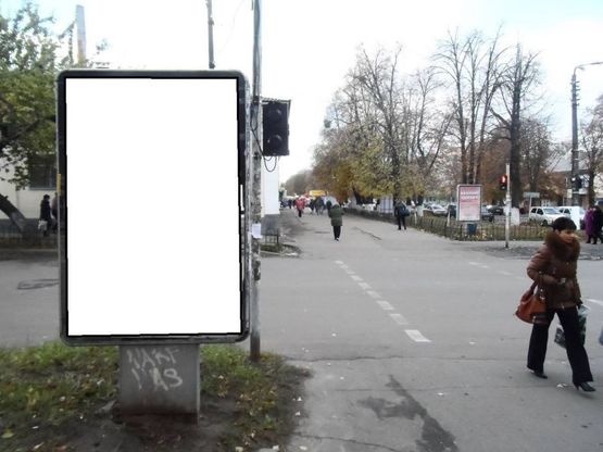 Фото рекламної площини за адресою г.Фастов, перекресток ул Соборная и Интернациональная