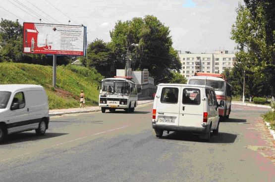 Фото рекламной плоскости по адресу перекресток ул. Соборной и ул.Героев Танкистов, основной перекресток в городе