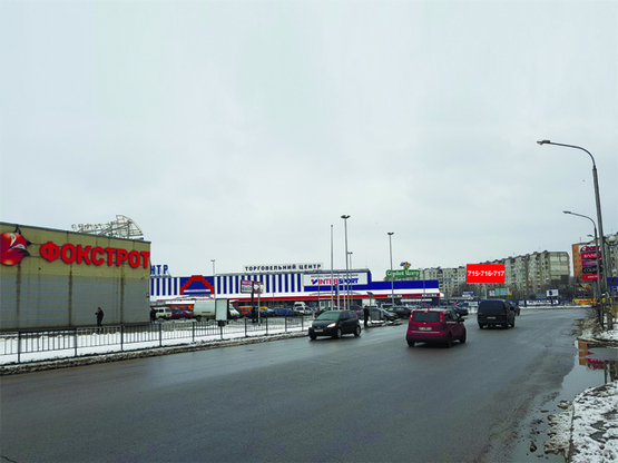 Фото рекламної площини за адресою Миколайчука-Івасюка Арсен-Епіцентр призма Б