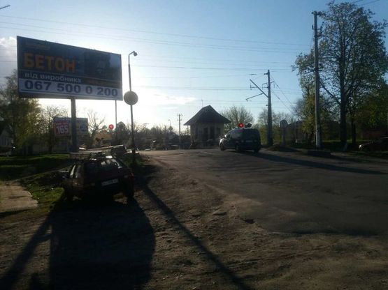 Фото рекламної площини за адресою м. Боярка ЖД переїзд.