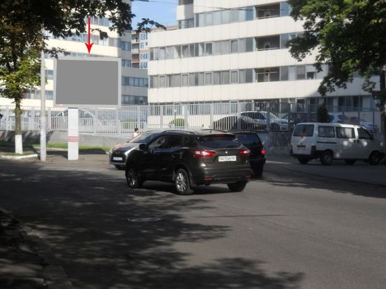 Фото рекламной плоскости по адресу 024А6,вул. Вернадського (Дзержинського), 35б (поруч з ЖК "Крутогорний" (Вежі))