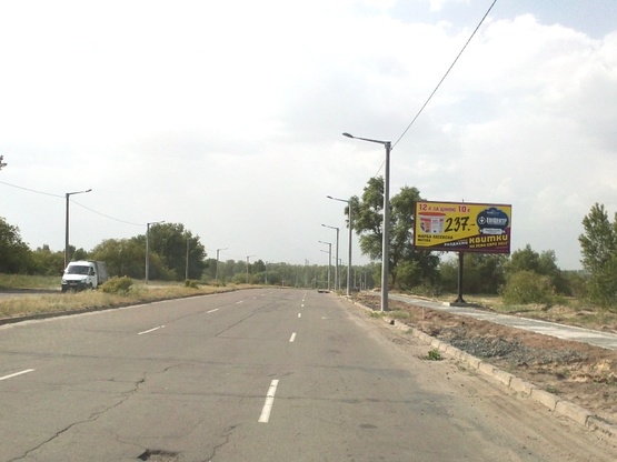 Фото рекламной плоскости по адресу пр-т. Героїв Дніпра (пр-т.Леніна)