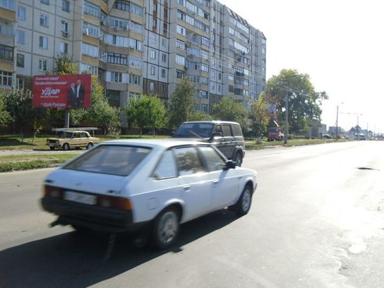 Фото рекламной плоскости по адресу Вул. Таращанска буд. 155 біля кафе "Світлана" (масив Таращанський)