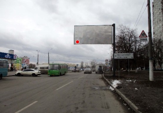 Фото рекламной плоскости по адресу Амосова ул., 19