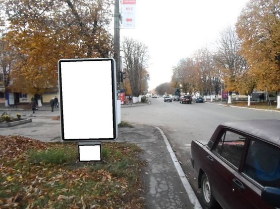 Фото рекламной плоскости по адресу г.Фастов, ул.Соборная, 29