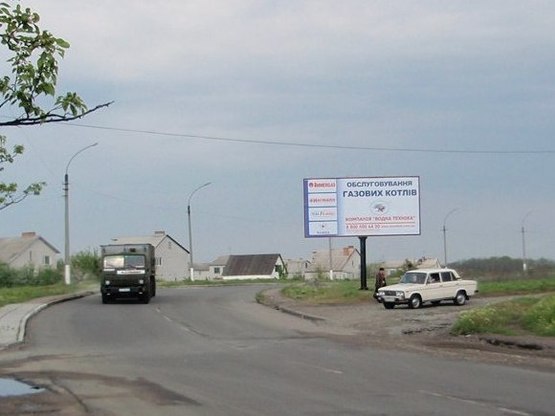 Фото рекламной плоскости по адресу вул. Західна, 9