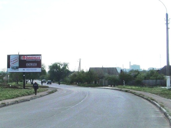 Фото рекламной плоскости по адресу вул. Західна, 9