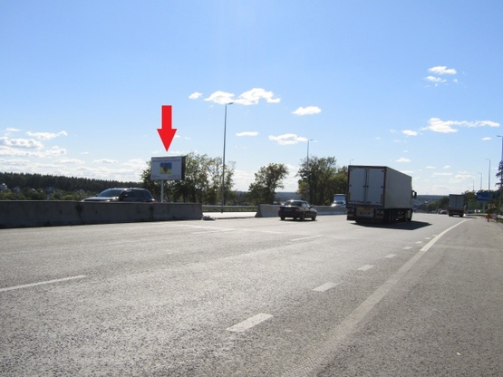 Фото рекламної площини за адресою Одесская трасса, в направлении с.Глеваха, 600м после заправки КЛО и гостинично-ресторанным комплексом " Чабаны",4км+400метров