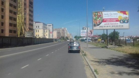 Фото рекламной плоскости по адресу Сахарова, 20 А