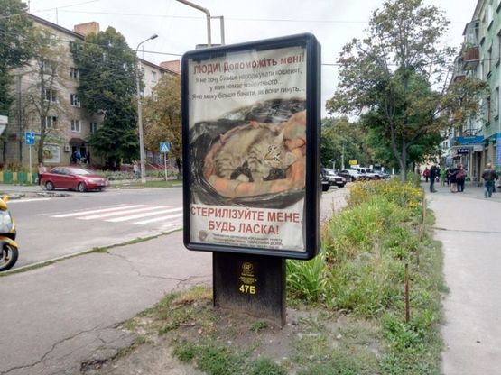 Фото рекламной плоскости по адресу ул Комсомольская 55 маг Граната (сторона Б)