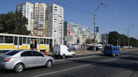 Фото рекламной плоскости по адресу s083Б,вул. Донецьке шосе - вул. Висоцького, біля світлофора