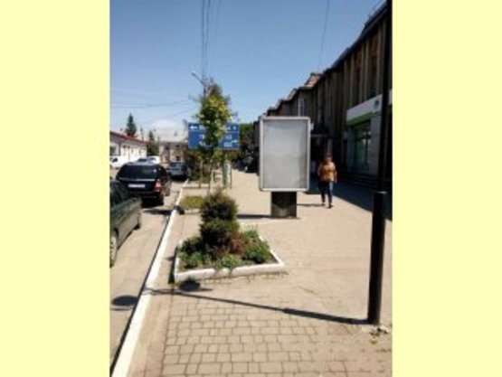 Фото рекламной плоскости по адресу Кості Левицького  СМ Рукавичка