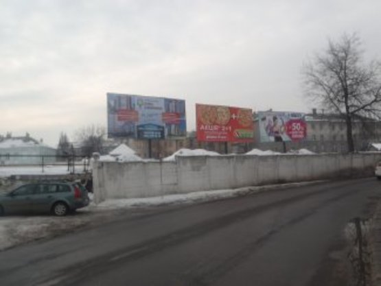 Фото рекламной плоскости по адресу Деповська-Вовчинецька перехрестя лівий