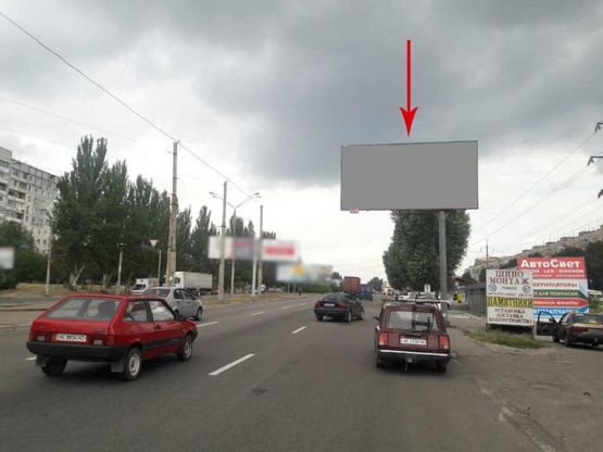 Фото рекламной плоскости по адресу 113А,вул. Донецьке шосе - вул. Терещенківська (вул. Червоного Козацтва)