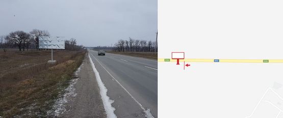 Фото рекламної площини за адресою траса Е584(М22) направление в сторону г. Кременчуг, трасса с Полтавы, Кобыляк, Решетиловки, Козельщины