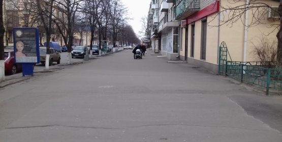 Фото рекламной плоскости по адресу ул. Соборная, район дома №6/7возле Львовской майстерни шоколада, в сторону пл.Победы )