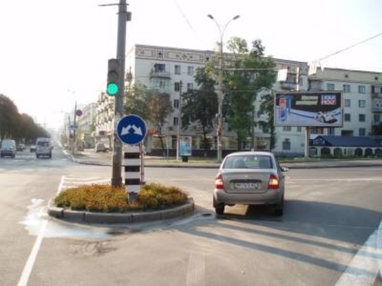 Фото рекламной плоскости по адресу Победы проспект, 9 / пр.Воздухофлотский