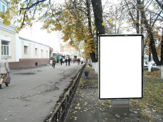 Фото рекламної площини за адресою г.Фастов, ул.Соборная, 43, Вечерний рынок