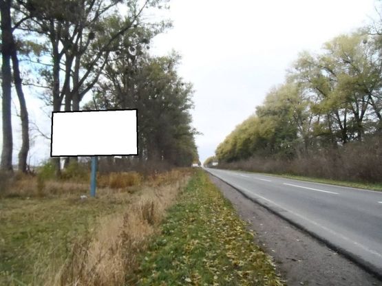 Фото рекламной плоскости по адресу г.Фастов,  ул.Якубовского, выезд, въезд на Киев