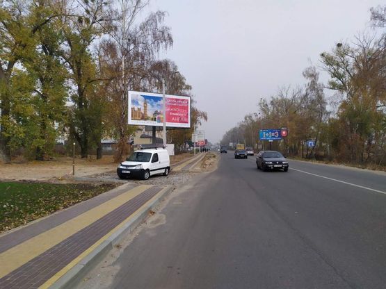 Фото рекламної площини за адресою с. Софіївська Борщагівка вул.Соборна, зупинка ЖК Европейкав, напрямку м. Білогородка