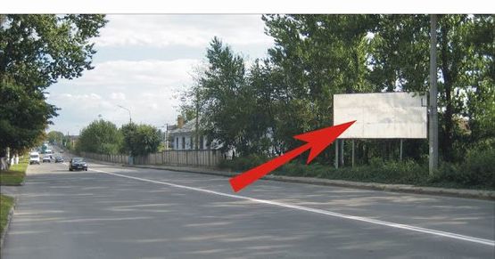 Фото рекламной плоскости по адресу вул. Бродівська сторона