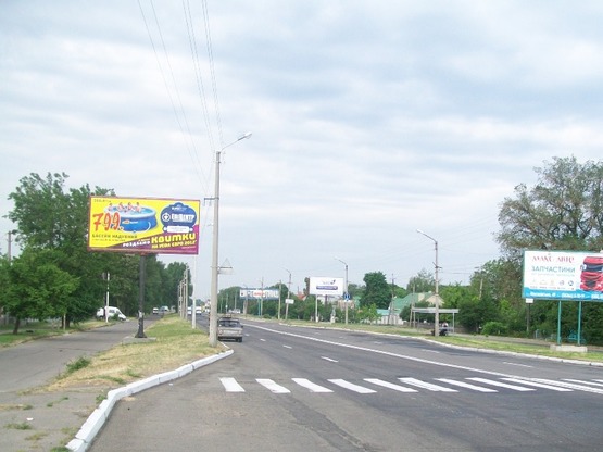 Фото рекламной плоскости по адресу пр-т Полтавский, 86