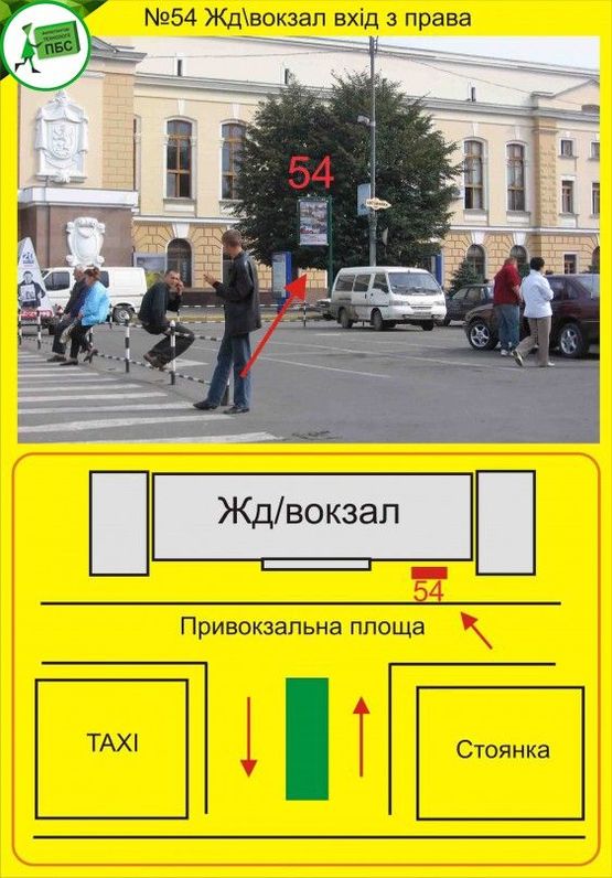 Фото рекламной плоскости по адресу жд вход з права