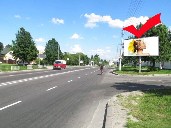 Фото рекламной плоскости по адресу вул.Хуторівка,2