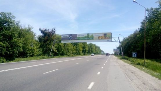 Фото рекламной плоскости по адресу Київська траса (Виїзд  з міста) АЗС ШЕЛ