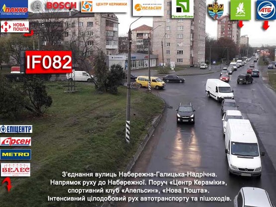 Фото рекламной плоскости по адресу Галицька - Набережна