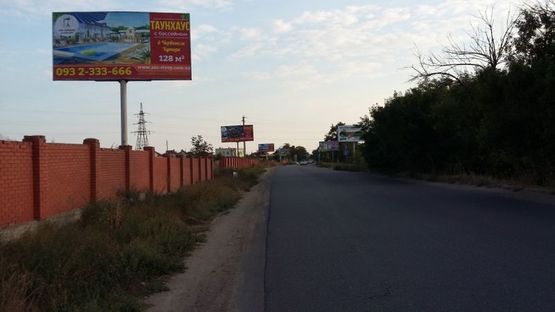 Фото рекламної площини за адресою Одесса-Черн-ка (МЕТРО 2) 2+200 Б (из города)