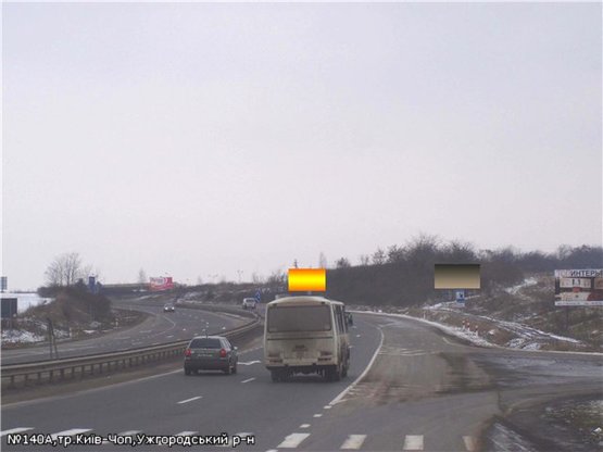 Фото рекламної площини за адресою Автодорога Київ-Чоп, район с.В.Лази,  напрям-Ужгород (3 км)